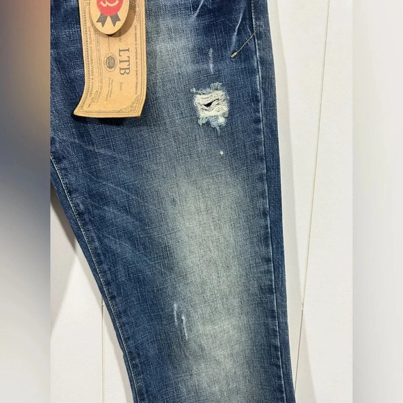 LTB 1948 Bootcut Low Rise Distressed Denim Cottton Jeans Size 31x32 - Picture 5 of 13